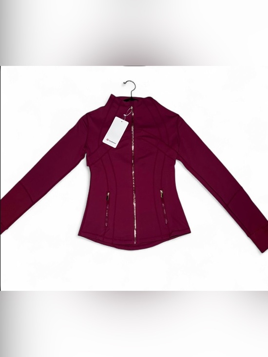 lululemon athletica Jackets & Blazers - lululemon athletica Fitted Full-Zip Jacket in Berry